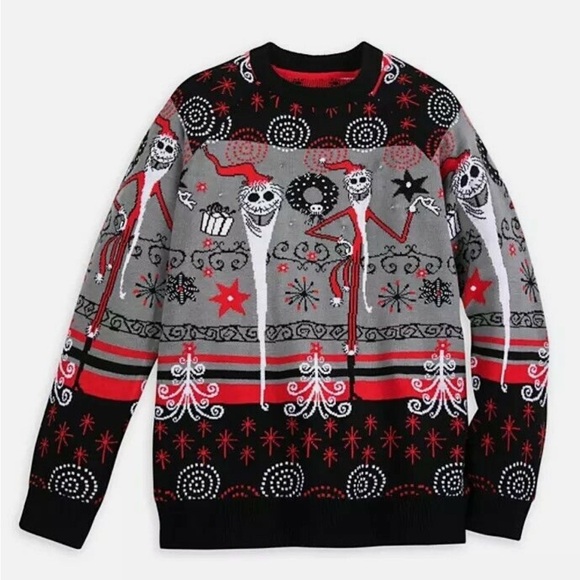 Disney Other - Jack Skellington Light-up Holiday Sweater for Adults